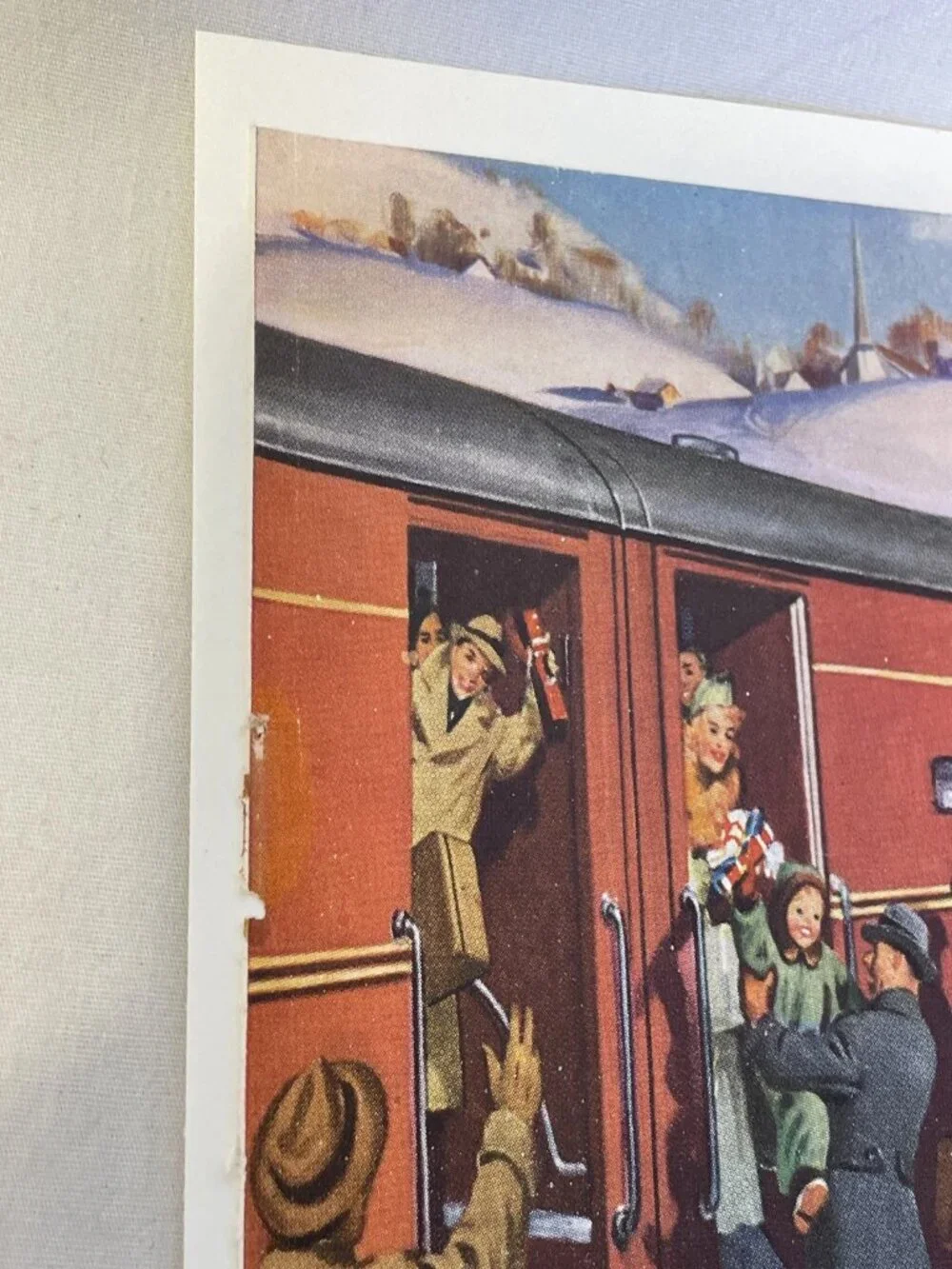 1948 Pennsylvania Railroad Ad Holiday Homecoming National Geographic Christmas - Picture 7 of 11